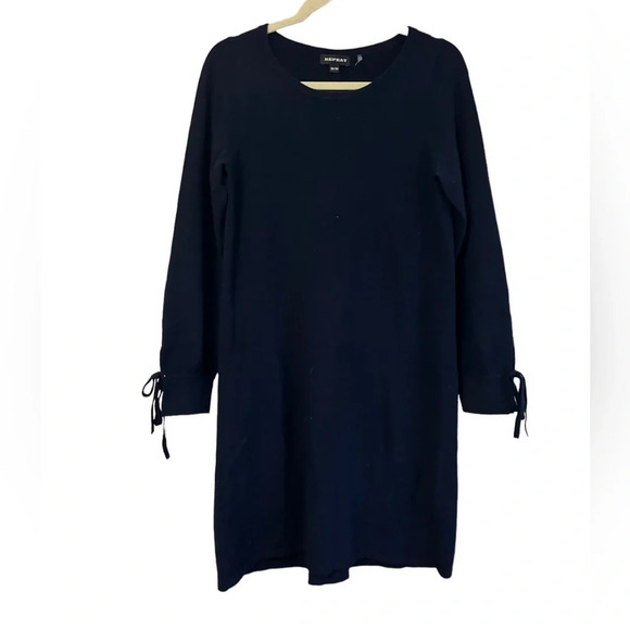 REPEAT WOOL & CASHMERE SWEATER DRESS - Picture 1 of 7